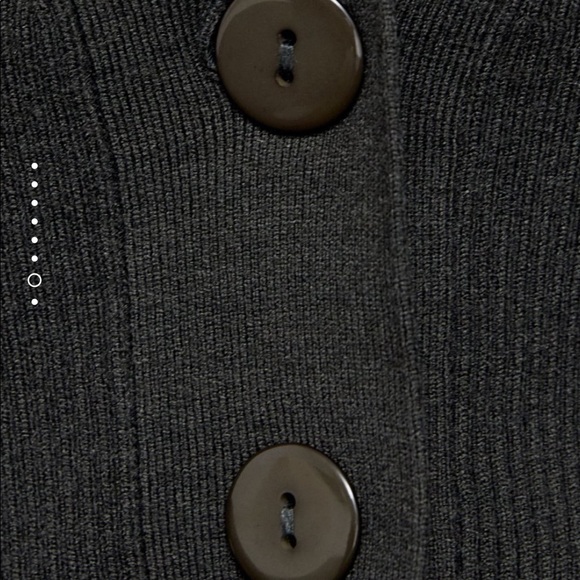 ZARA Knit Cardigan With Balloon Sleeves - Picture 7 of 10